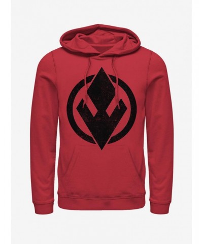 Star Wars Episode IX Rise of Skywalker Red Trooper SithTrooper Solid Emblem Hoodie $15.80 Hoodies