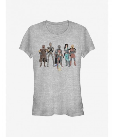 Star Wars The Mandalorian The Child And Friends Girls T-Shirt $6.31 T-Shirts