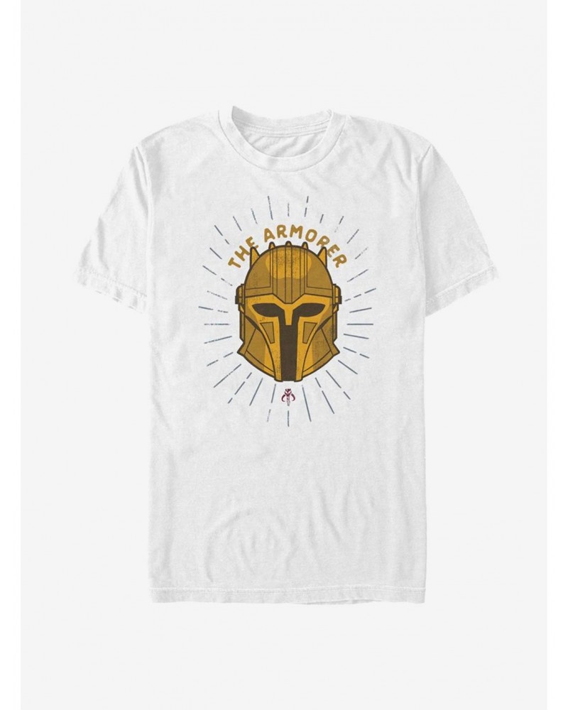 Star Wars The Mandalorian The Armorer Shield T-Shirt $6.37 T-Shirts