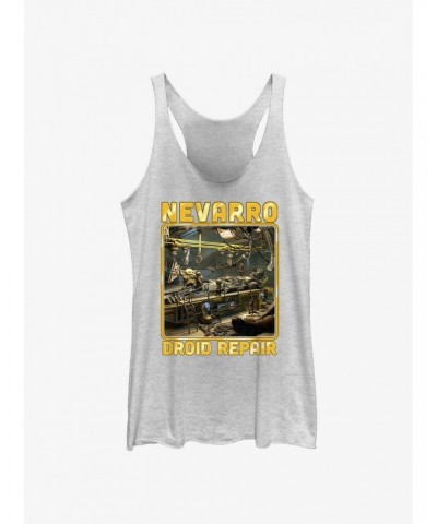 Star Wars The Mandalorian Nevarro Droid Repair Girls Tank $9.53 Tanks