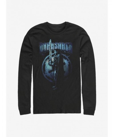 Star Wars The Mandalorian Darksaber Long-Sleeve T-Shirt $9.48 T-Shirts