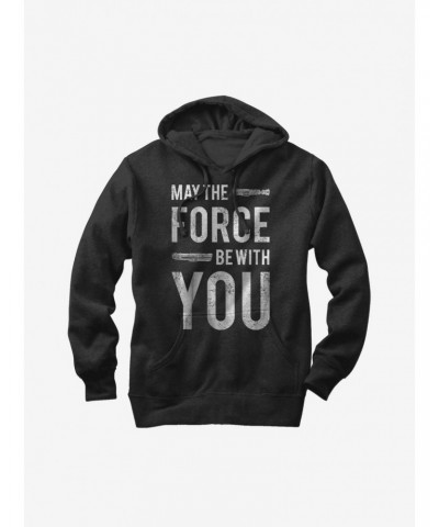 Star Wars May the Force Be With You Lightsaber Hoodie $12.93 Hoodies