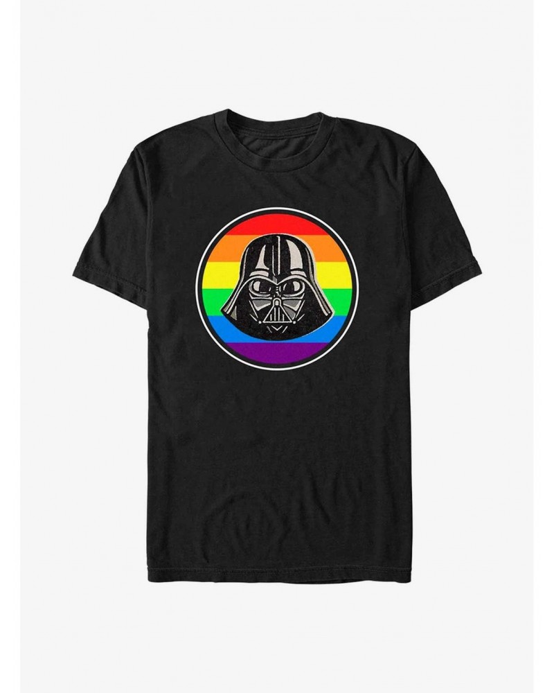 Star Wars Vader Pride Badge Pride T-Shirt $6.37 T-Shirts