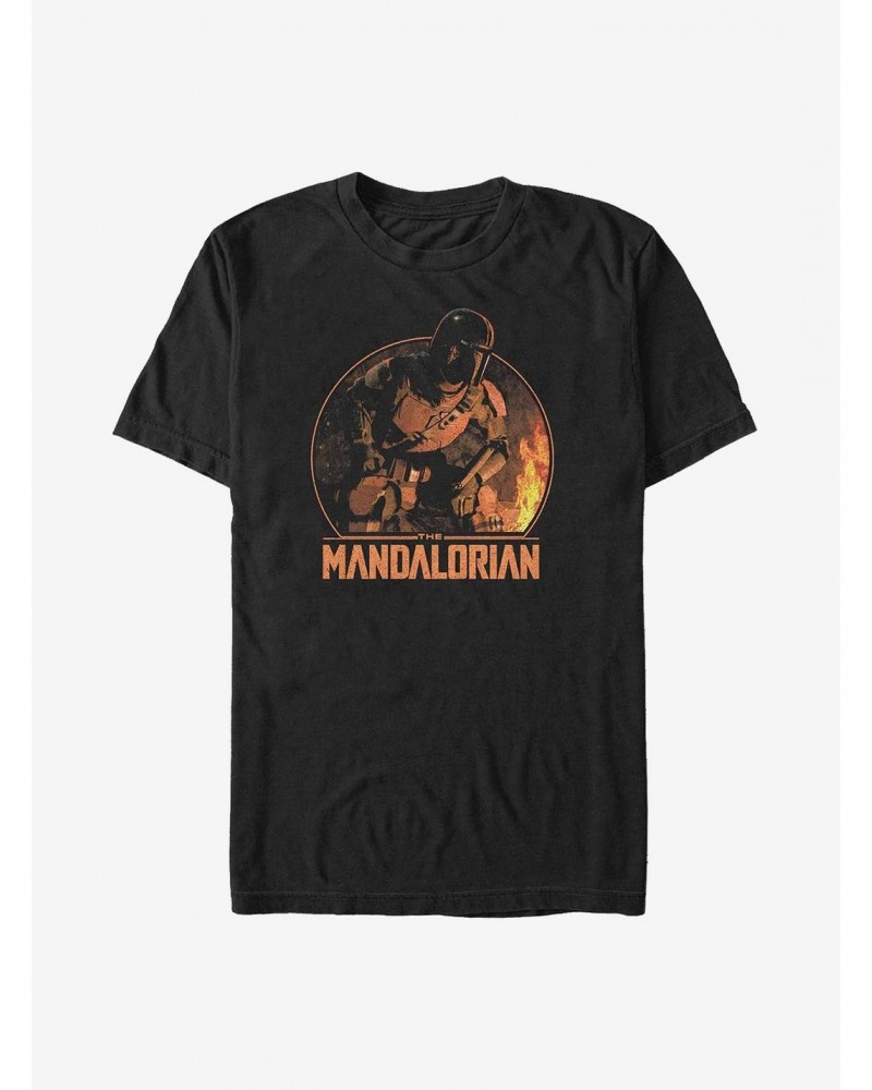 Star Wars The Mandalorian Camping Mando T-Shirt $6.37 T-Shirts