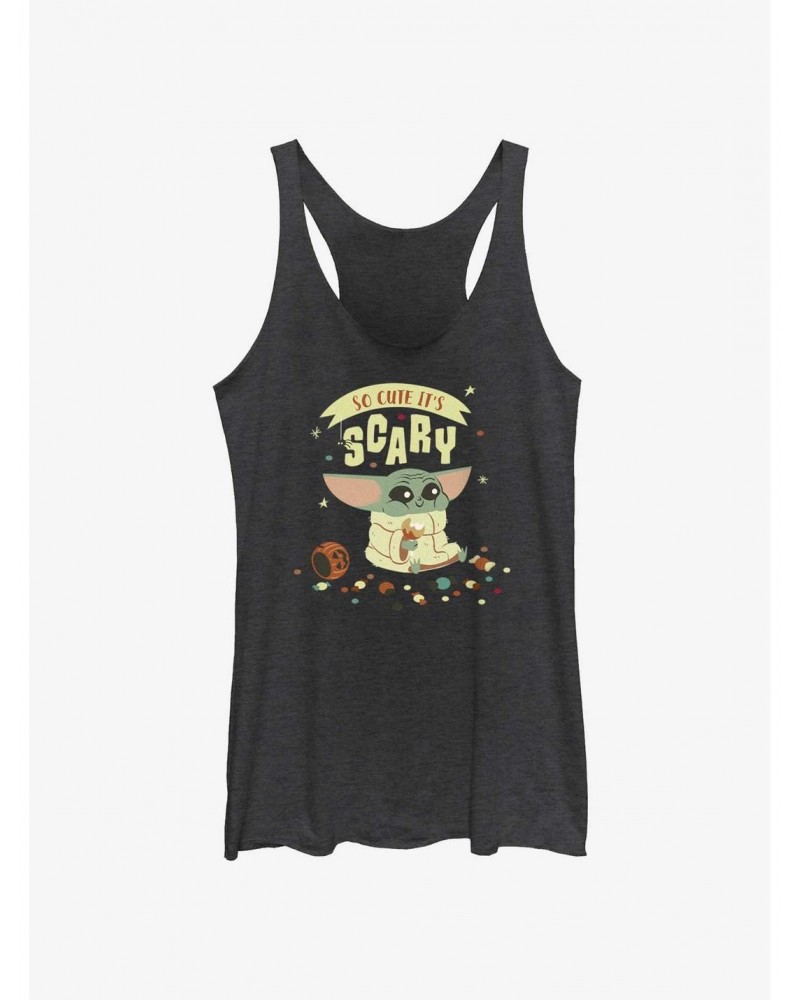 Star Wars The Mandalorian So Cute It's Scary Girls Tank $9.95 Tanks