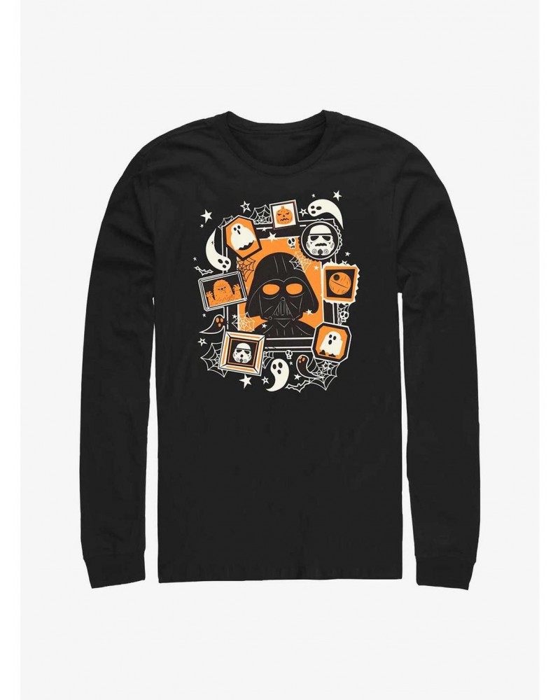 Star Wars Darth Vader Halloween Frame Long-Sleeve T-Shirt $8.42 T-Shirts