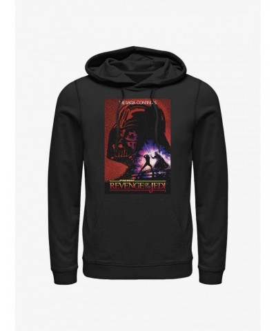 Star Wars Revenge of the Jedi 40th Anniversary The Saga Continues Hoodie $17.24 Hoodies