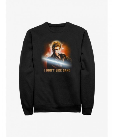 Star Wars Anakin I Don't Like Sand Sweatshirt $13.87 Sweatshirts