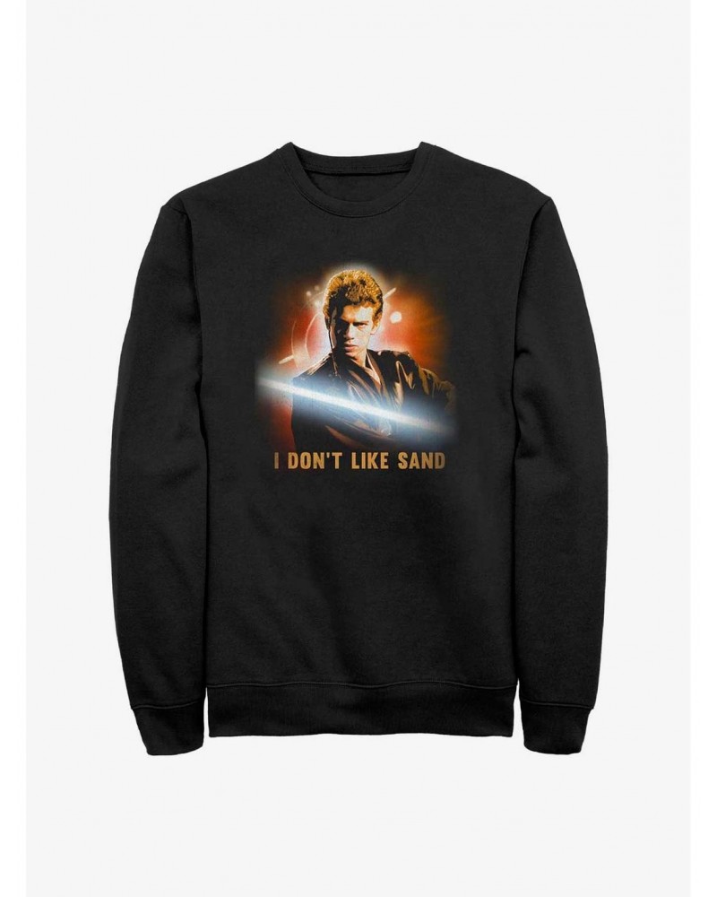 Star Wars Anakin I Don't Like Sand Sweatshirt $13.87 Sweatshirts