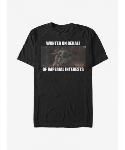 Star Wars The Mandalorian The Child Wanted T-Shirt $5.75 T-Shirts