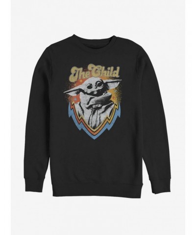 Star Wars The Mandalorian The Child Retro Crew Sweatshirt $12.99 Sweatshirts