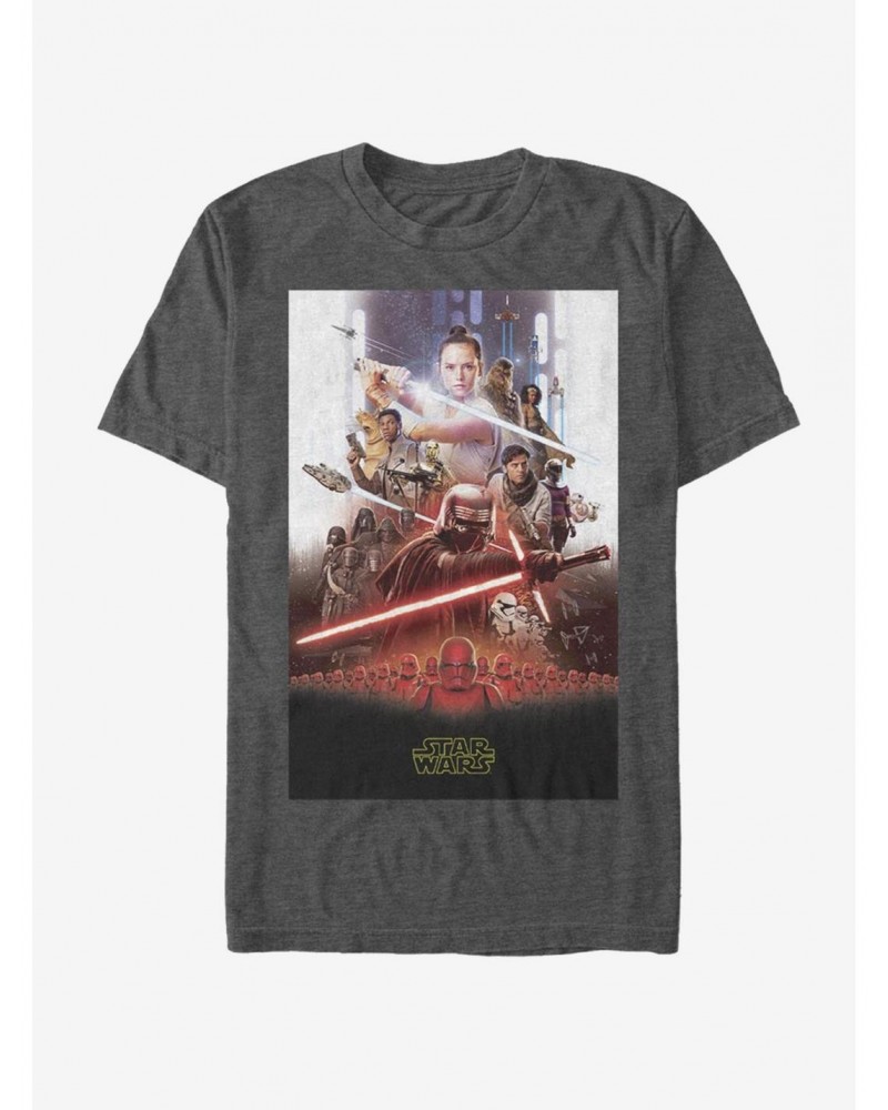 Star Wars: The Rise of Skywalker Last Poster T-Shirt $7.61 T-Shirts