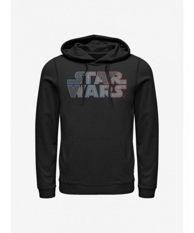 Star Wars Pattern Logo Hoodie $16.52 Hoodies