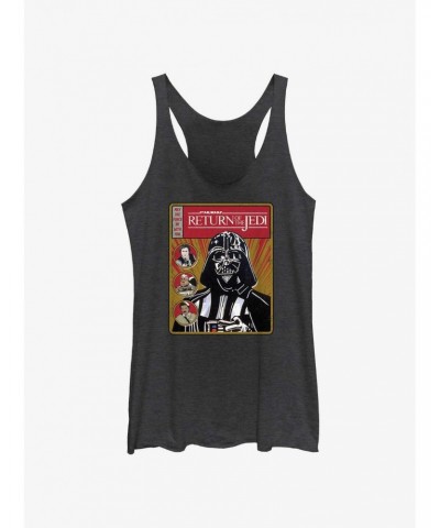 Star Wars Return of the Jedi 40th Anniversary Darth Vader Cover Girls Tank $7.25 Tanks