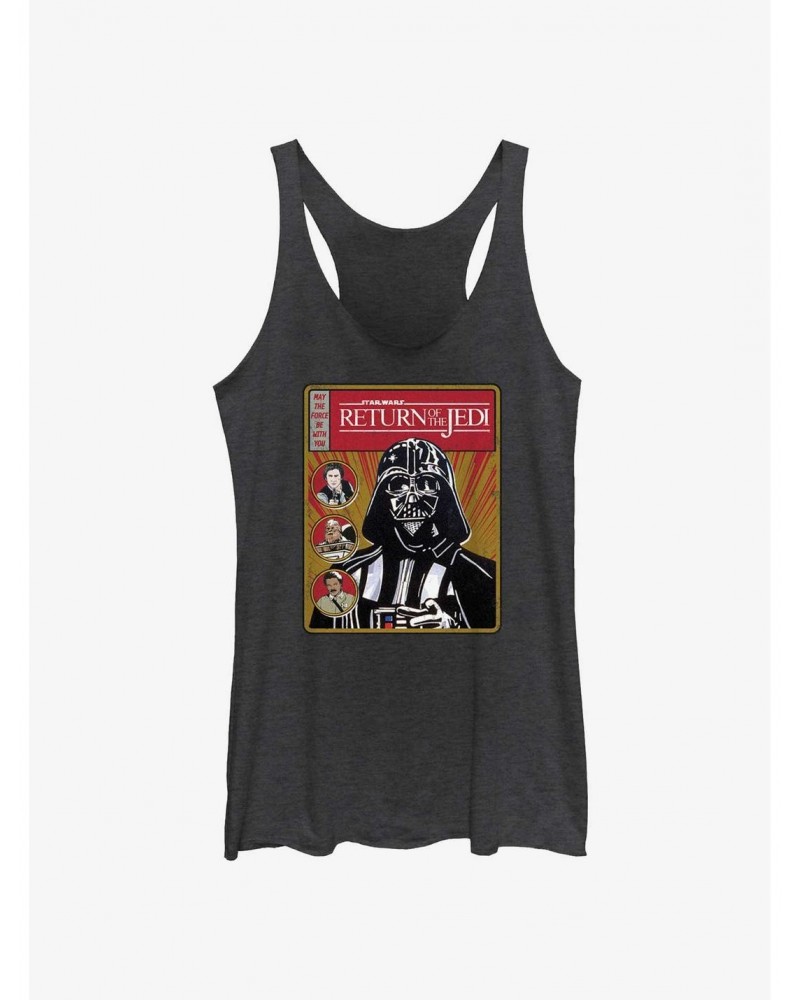 Star Wars Return of the Jedi 40th Anniversary Darth Vader Cover Girls Tank $7.25 Tanks