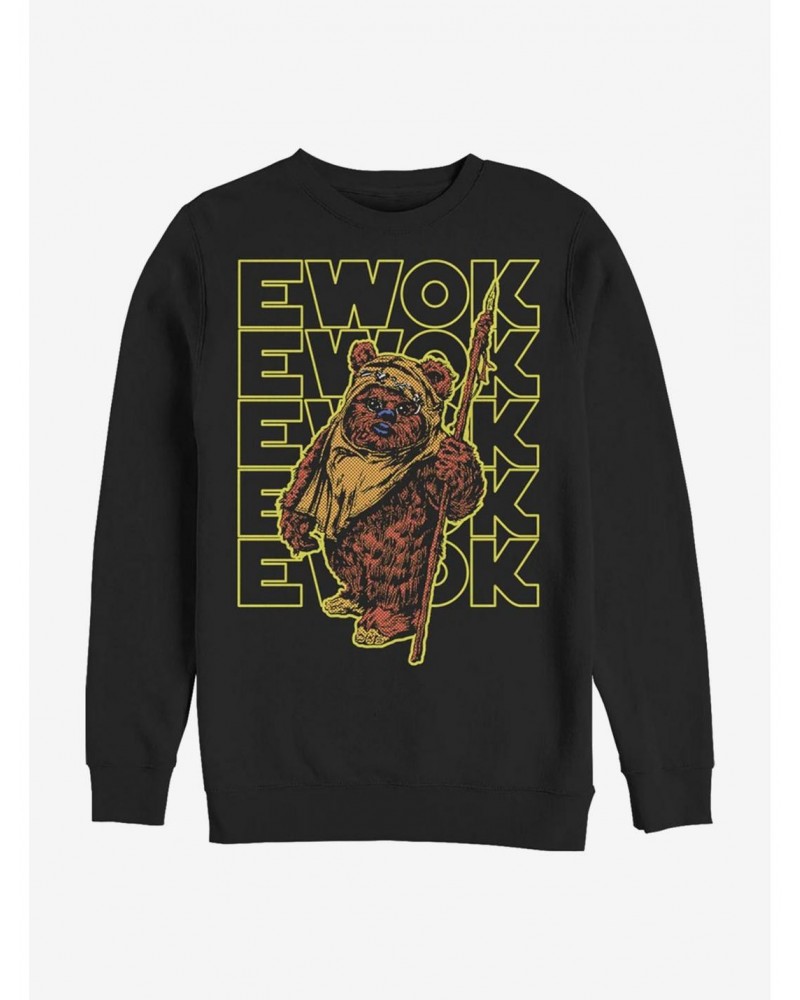 Star Wars Retro Ewok Name Sweatshirt $9.15 Sweatshirts