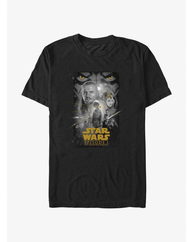 Star Wars Episode I: The Phantom Menace Poster T-Shirt $7.61 T-Shirts