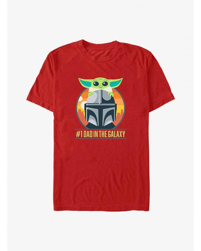 Star Wars The Mandalorian Father's Day Mando Piggy Back T-Shirt $5.90 T-Shirts