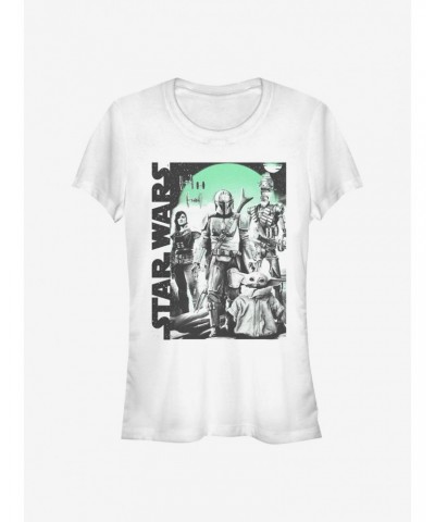 Star Wars The Mandalorian Group Poster Girls T-Shirt $5.18 T-Shirts