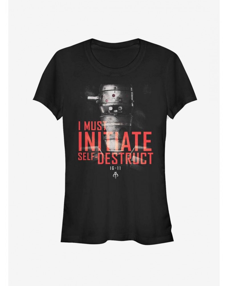 The Mandalorian IG-Destruct Girls T-Shirt $7.44 T-Shirts