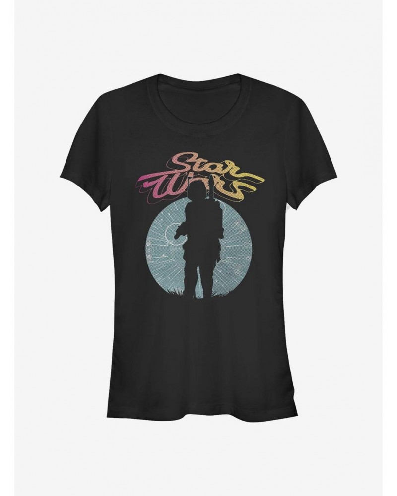 Star Wars Boba Fett Silhouette Girls T-Shirt $5.82 T-Shirts