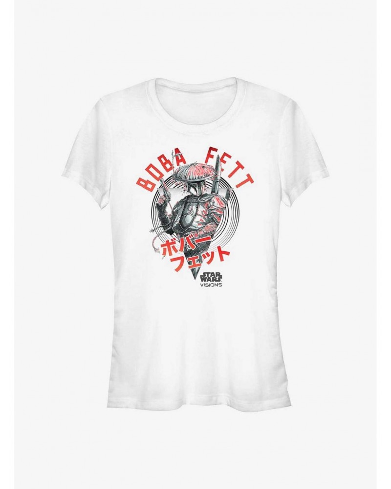 Star Wars: Visions Boba Fett The Boba Fett Girl's T-Shirt $6.15 T-Shirts