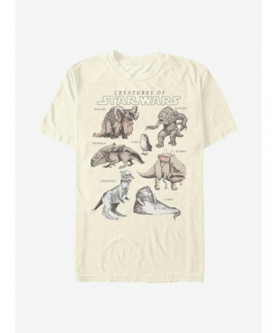 Star Wars Creatures T-Shirt $5.59 T-Shirts