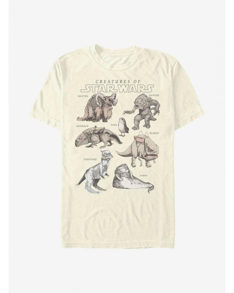 Star Wars Creatures T-Shirt $5.59 T-Shirts