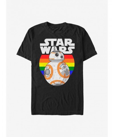 Star Wars: The Last Jedi Rainbow Circle BB-8 T-Shirt $6.68 T-Shirts