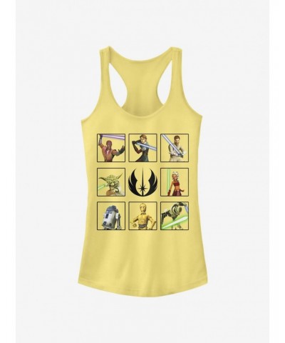 Star Wars The Clone Wars Clone Wars Box Up Girls Tank $6.77 Tanks