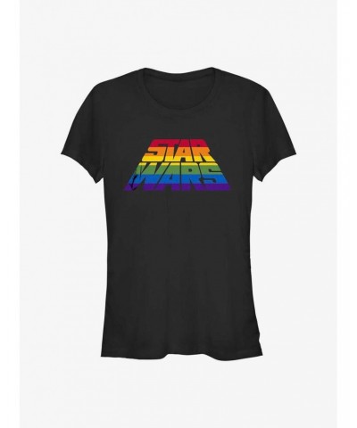 Star Wars Rainbow Logo Girls T-Shirt $7.12 T-Shirts