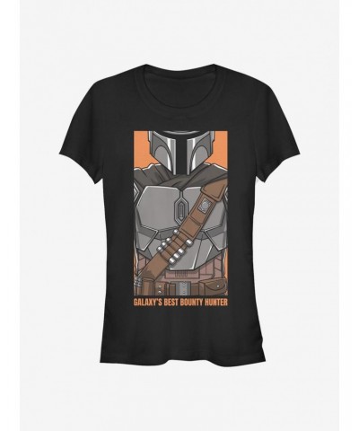 Star Wars The Mandalorian Best Mandalorian Girls T-Shirt $7.44 T-Shirts