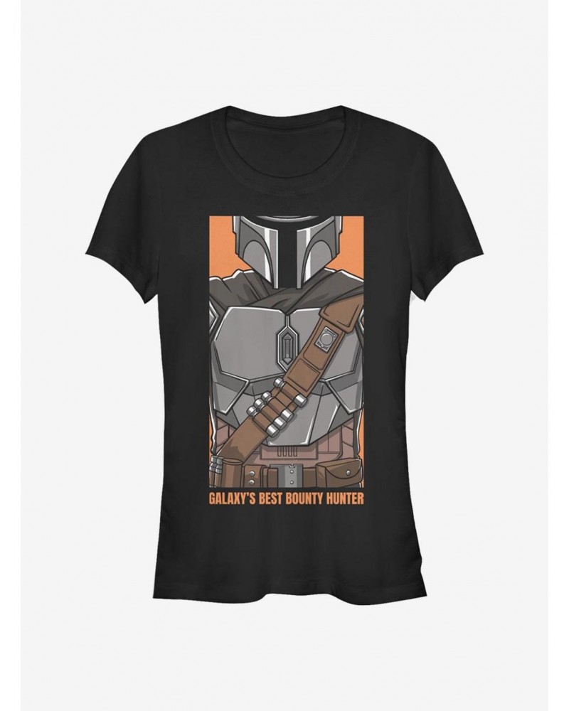 Star Wars The Mandalorian Best Mandalorian Girls T-Shirt $7.44 T-Shirts