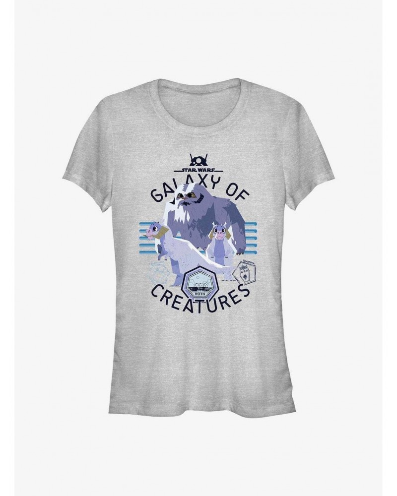 Star Wars: Galaxy Of Creatures Hoth Native Habits Girls T-Shirt $6.31 T-Shirts