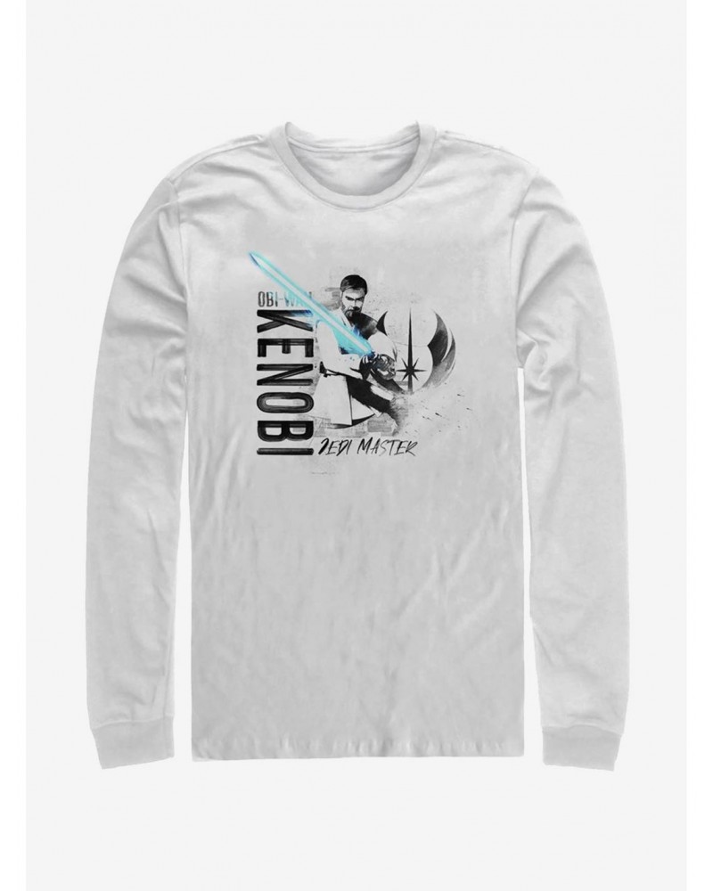 Star Wars The Clone Wars Obi Collage Long-Sleeve T-Shirt $10.79 T-Shirts