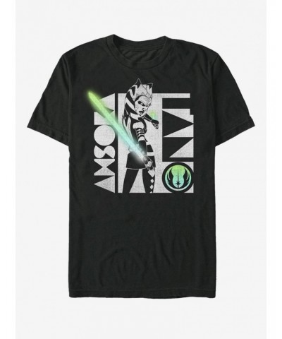 Star Wars: Clone Wars Ahsoka Light Saber T-Shirt $6.21 T-Shirts