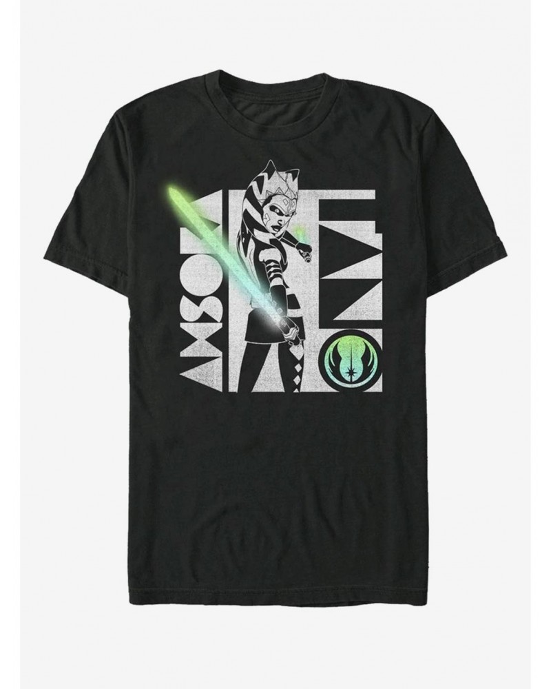 Star Wars: Clone Wars Ahsoka Light Saber T-Shirt $6.21 T-Shirts