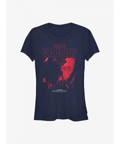 Star Wars Obi-Wan Kenobi Darth Vader Portrait Girls T-Shirt $5.02 T-Shirts