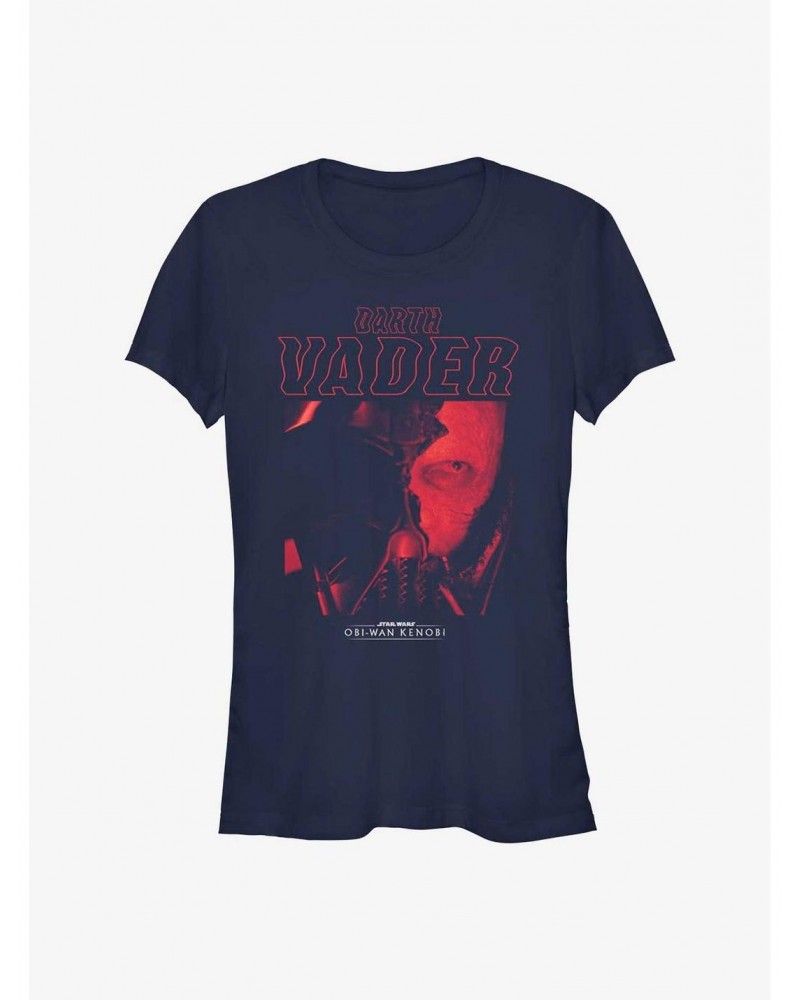 Star Wars Obi-Wan Kenobi Darth Vader Portrait Girls T-Shirt $5.02 T-Shirts