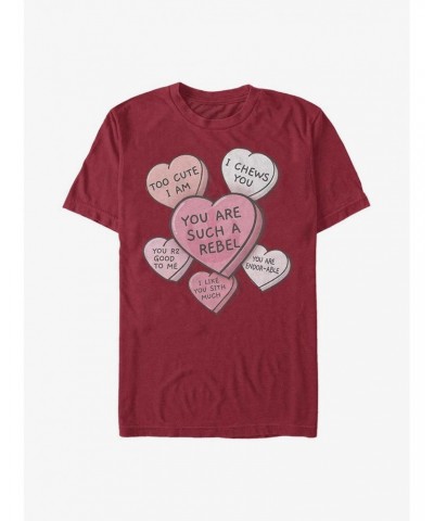 Star Wars Candy Hearts T-Shirt $7.30 T-Shirts