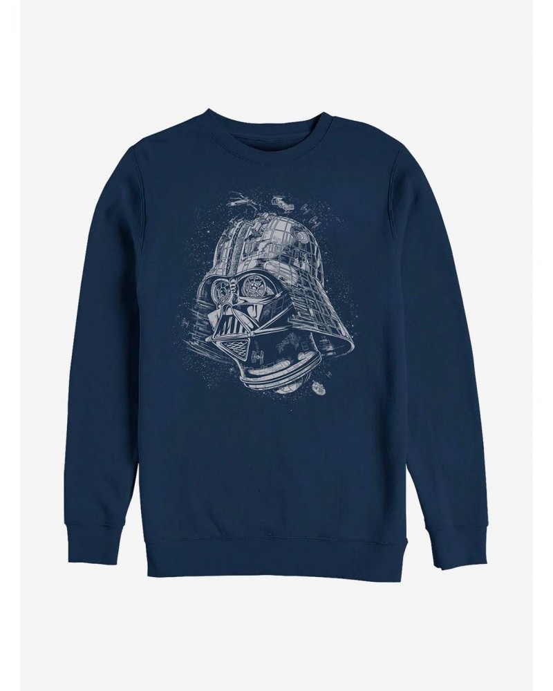 Star Wars Darth Star Crew Sweatshirt $11.51 Sweatshirts