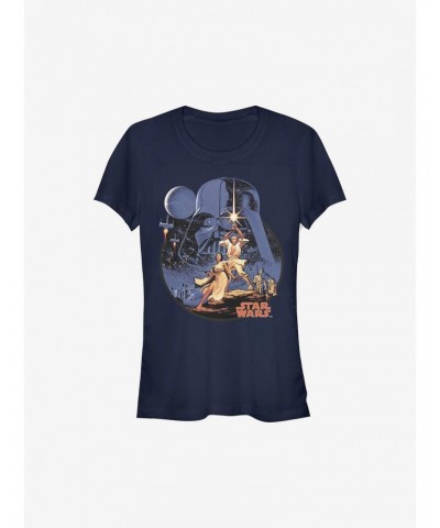 Star Wars Stellar Vintage Girls T-Shirt $6.80 T-Shirts