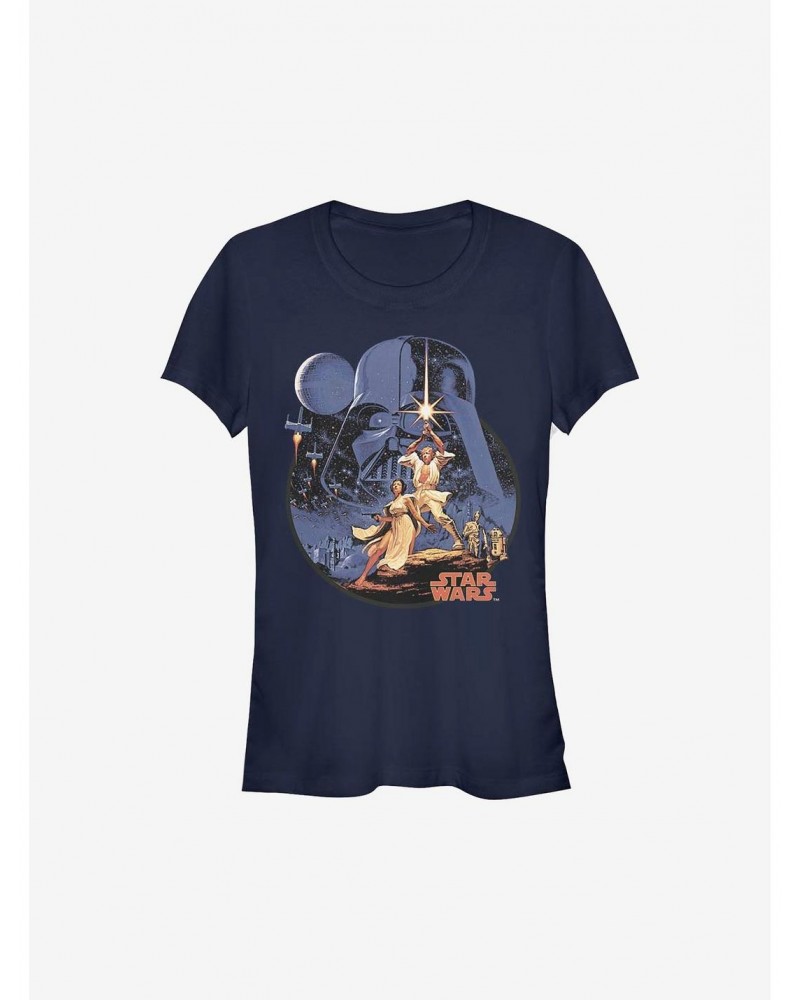 Star Wars Stellar Vintage Girls T-Shirt $6.80 T-Shirts