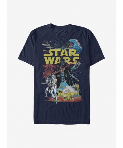 Star Wars Rebel Classic Poster T-Shirt $6.83 T-Shirts