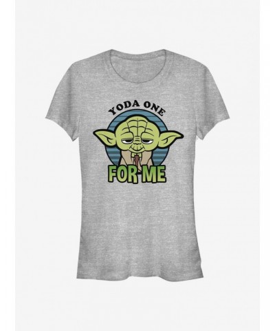 Star Wars Yoda One For Me Girls T-Shirt $6.80 T-Shirts