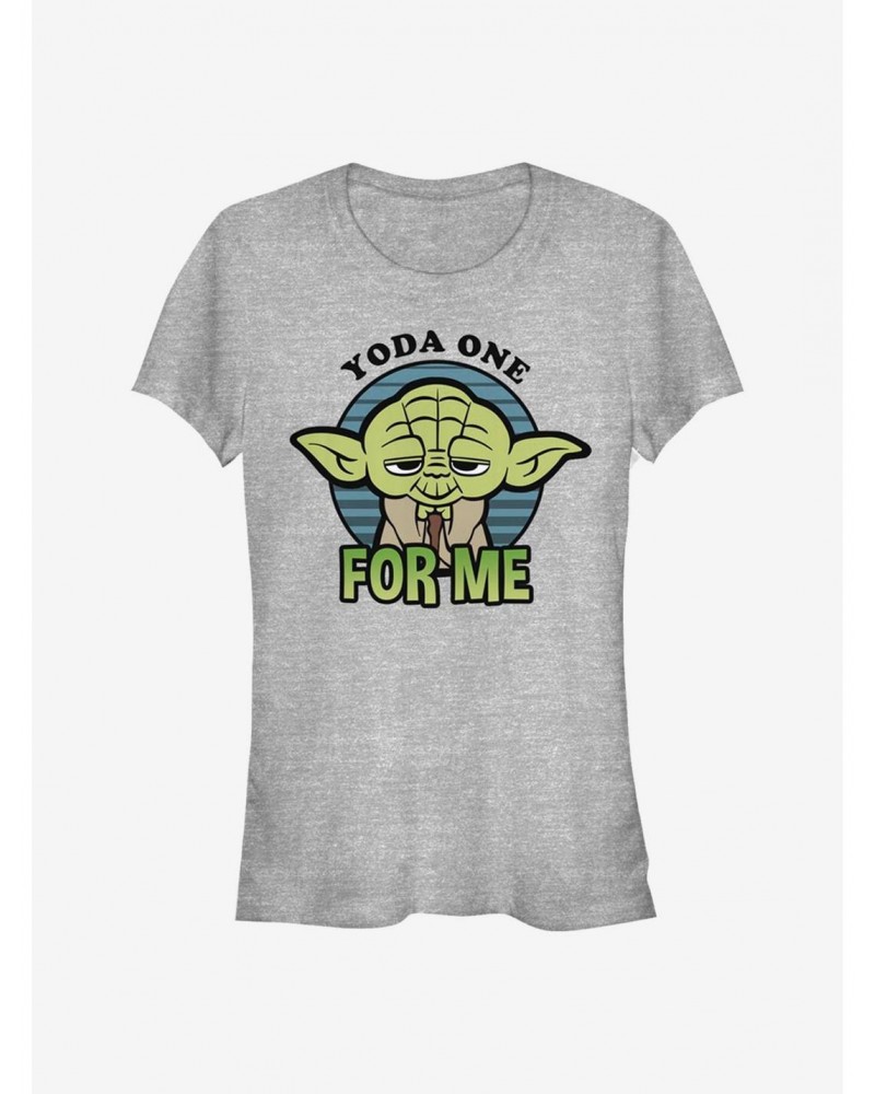 Star Wars Yoda One For Me Girls T-Shirt $6.80 T-Shirts