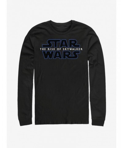 Star Wars Episode IX The Rise of Skywalker Logo Long-Sleeve T-Shirt $10.00 T-Shirts