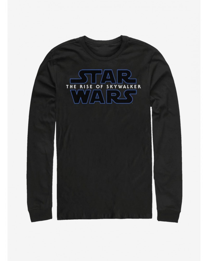 Star Wars Episode IX The Rise of Skywalker Logo Long-Sleeve T-Shirt $10.00 T-Shirts