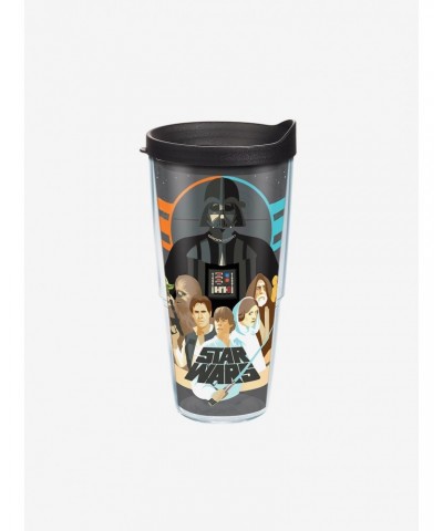 Star Wars Classic Group 24oz Classic Tumbler With Lid $8.47 Tumblers