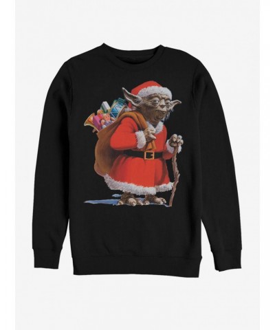 Star Wars Christmas Santa Yoda Sweatshirt $9.45 Sweatshirts